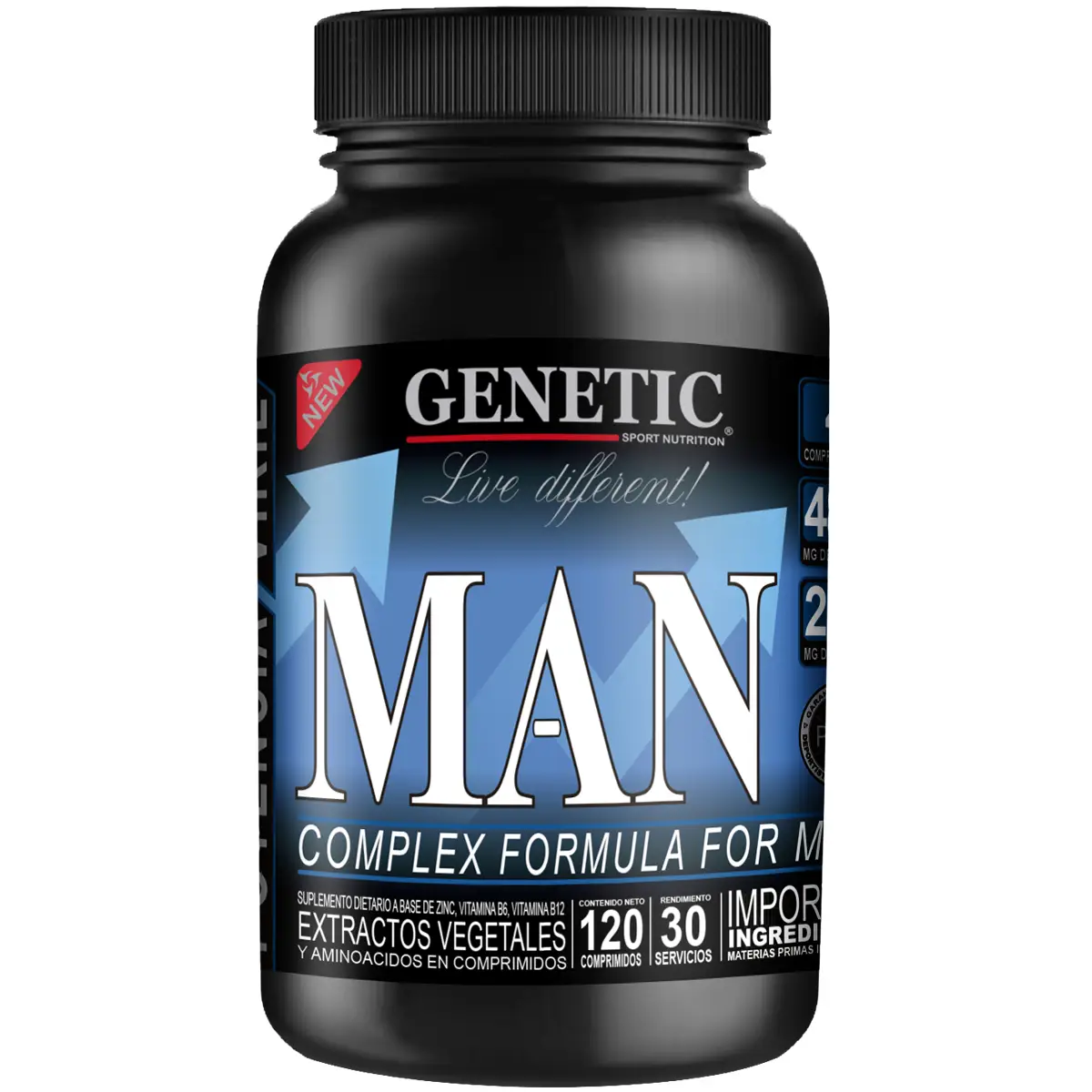 Man X120 Tabletas de Genetic