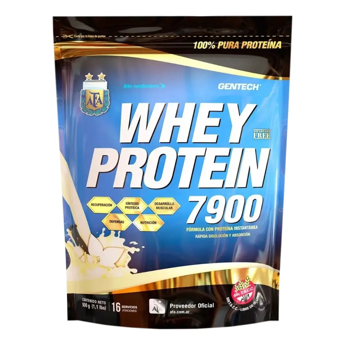 Whey Protein Afa 7900 de Gentech X1 Kg