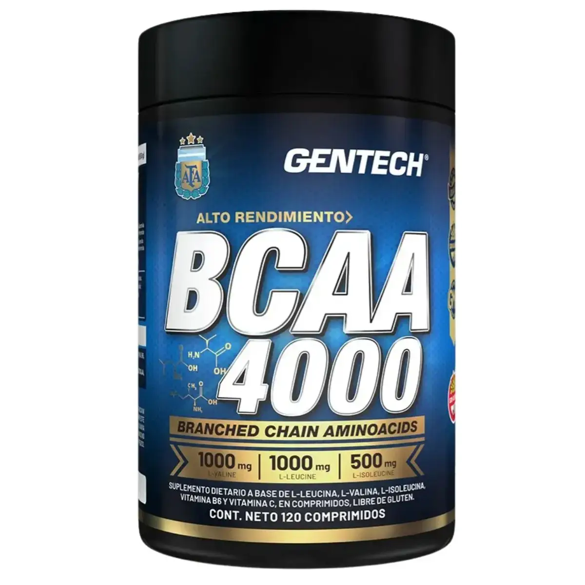 Bcaa 4000 de Gentech X120 Comprimidos