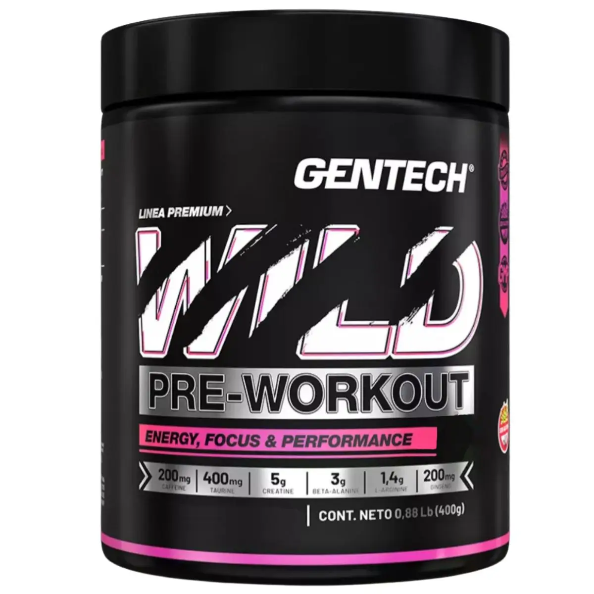 Pre Work Wild de Gentech X400 Grs