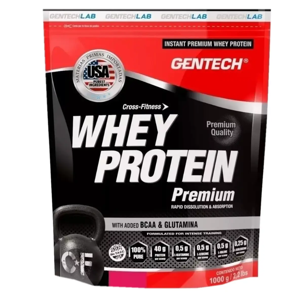 Whey Protein Premium 1 Kg de Gentech