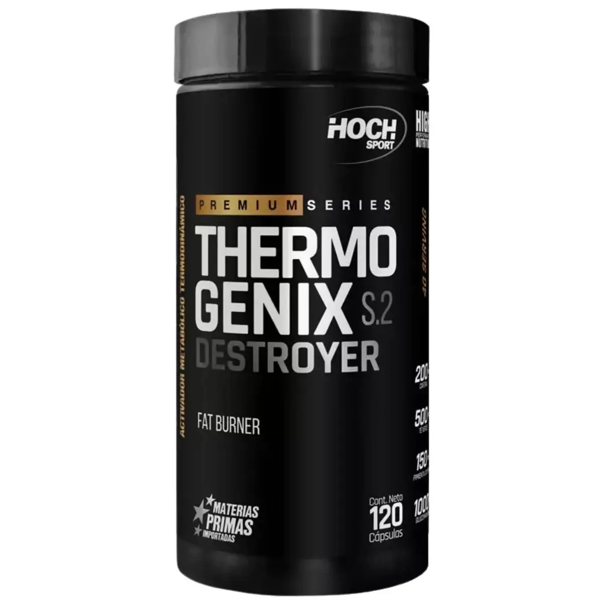 Thermogenix con Cafeina de 120 Cápsulas Hoch Sport