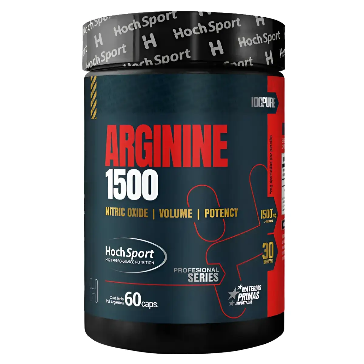 Arginina 1500 de Hoch Sport X60 Cápsulas
