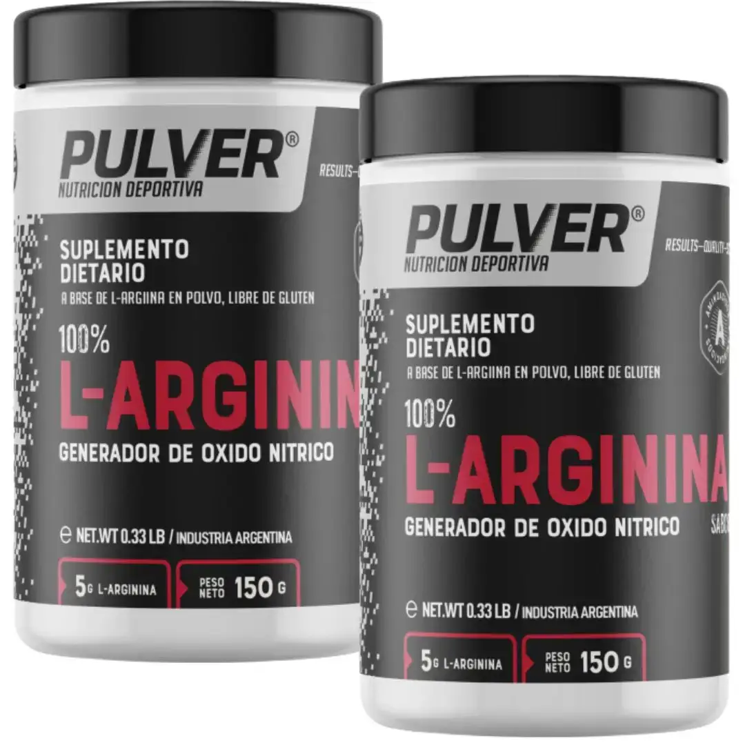 Arginina 150 Grs de Pulver Sin Tacc Pack X 2