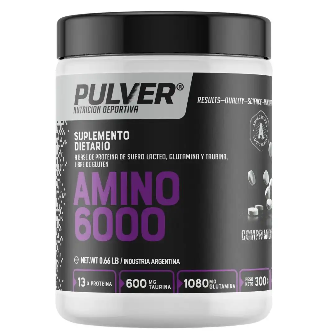 Amino 6000 de Pulver X200 Comprimidos
