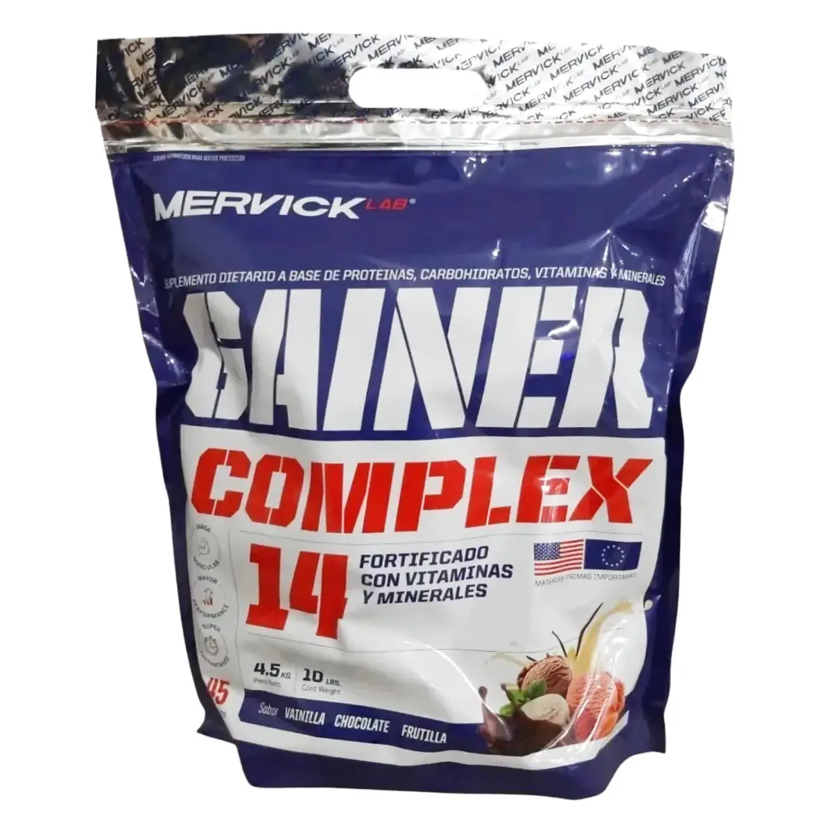 Gainer 4.5 Kg de Mervick