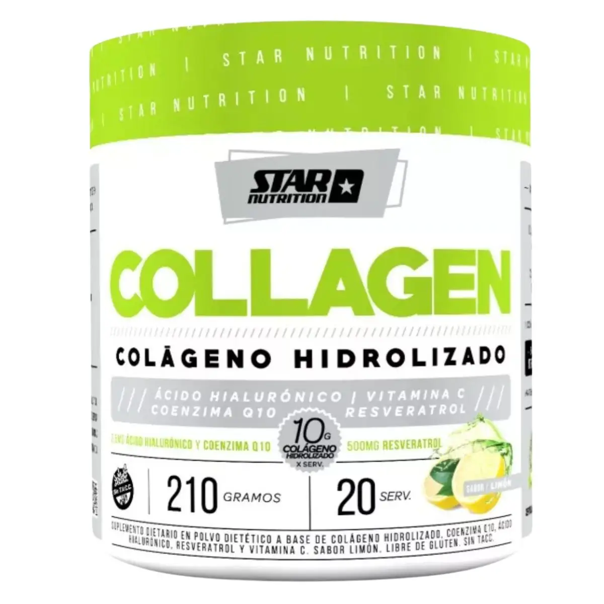 Collagen Limón 210gr de Star Nutrition