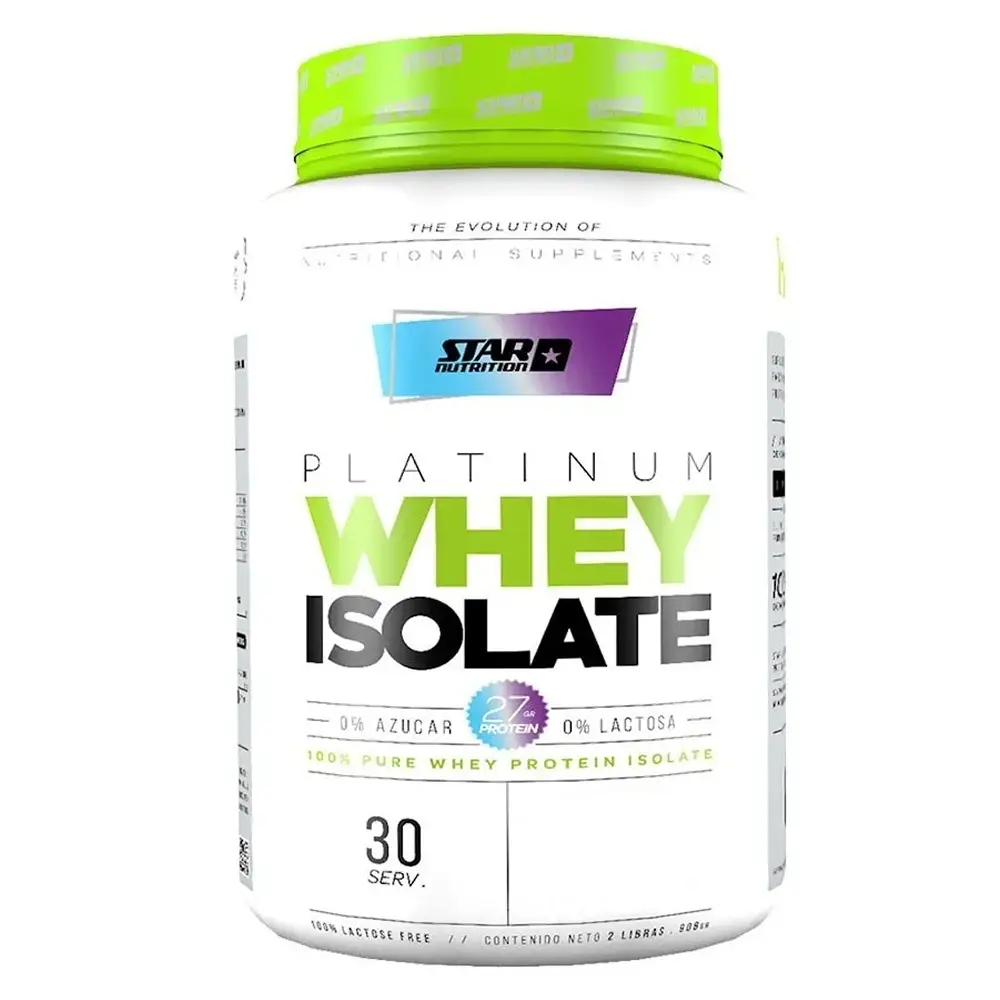 Platinum Whey Isolate X 2 Lbs Star Nutrition