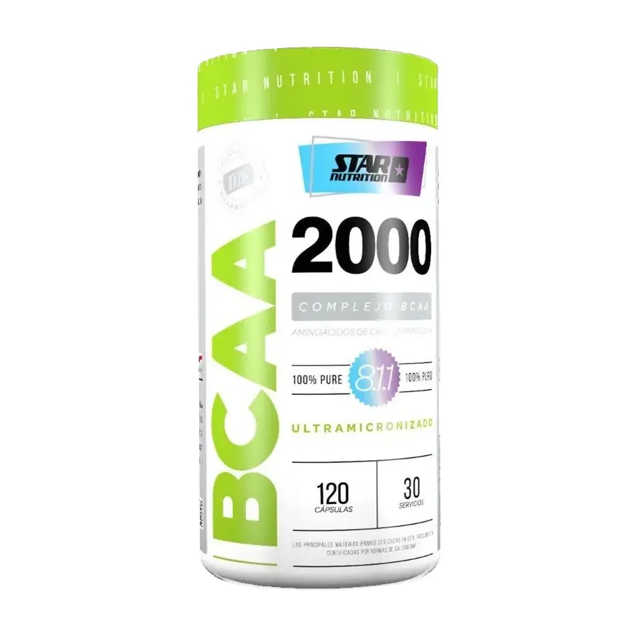Bcaa 2000 X 120 Caps Star Nutrition