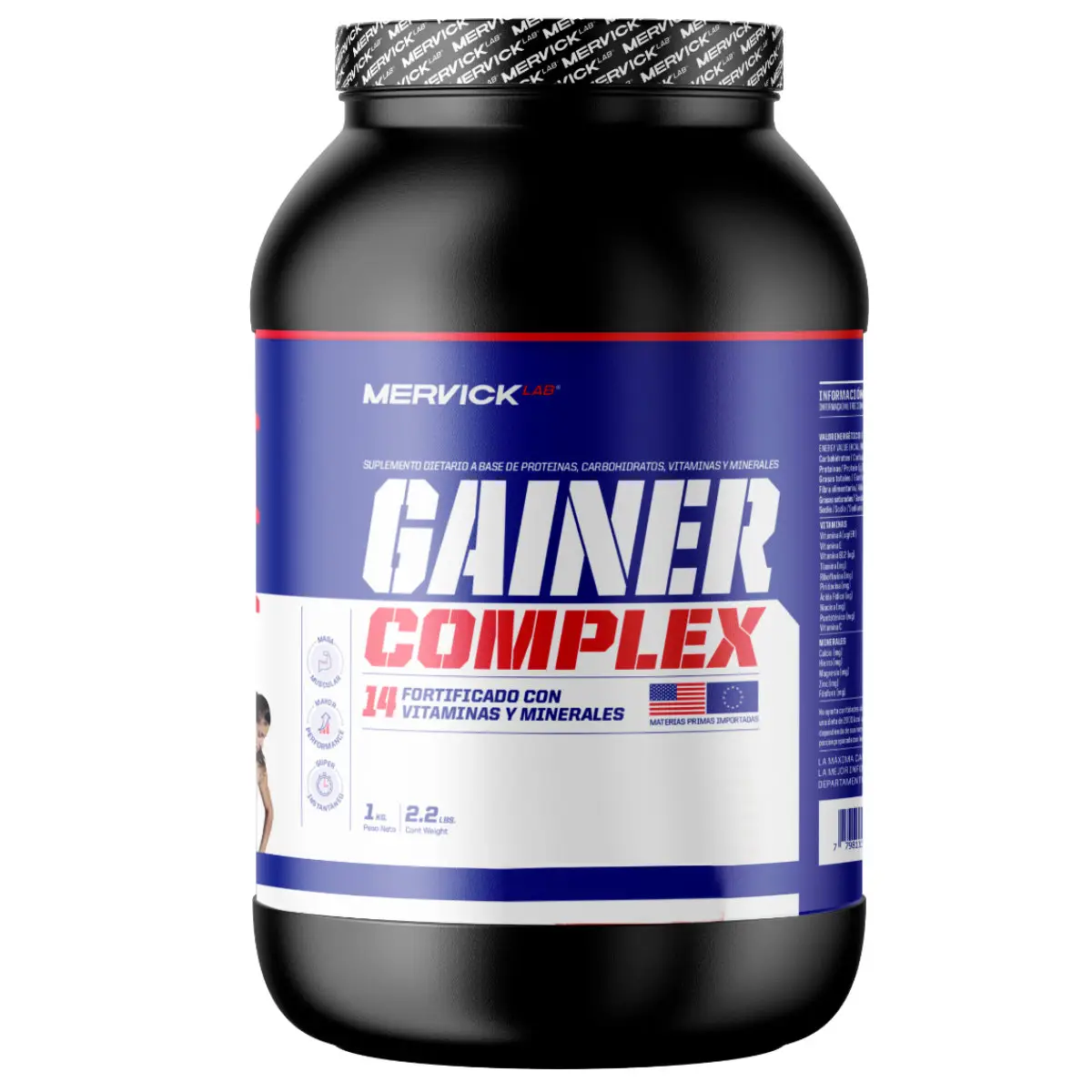 Gainer 1.5 Kg de Mervick