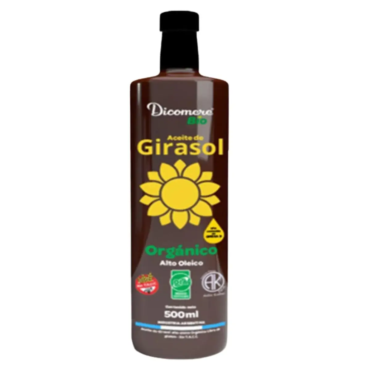 Aceite de Girasol Organico X 500ml – Dicomere