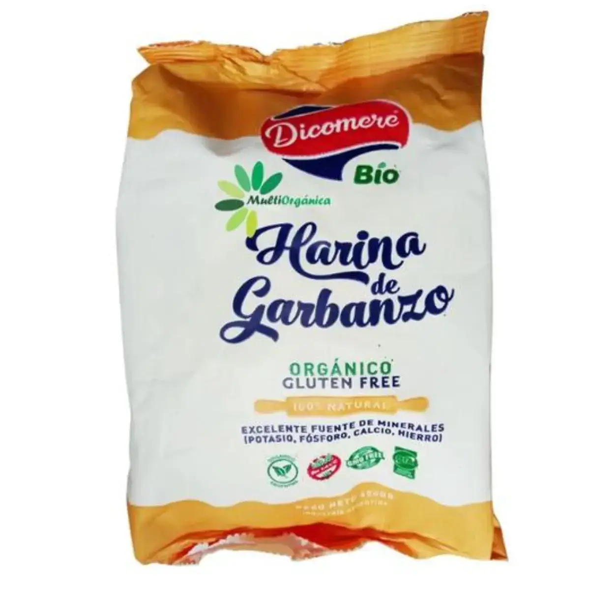 Harina de Garbanzo Organico X 450g - Dicomere
