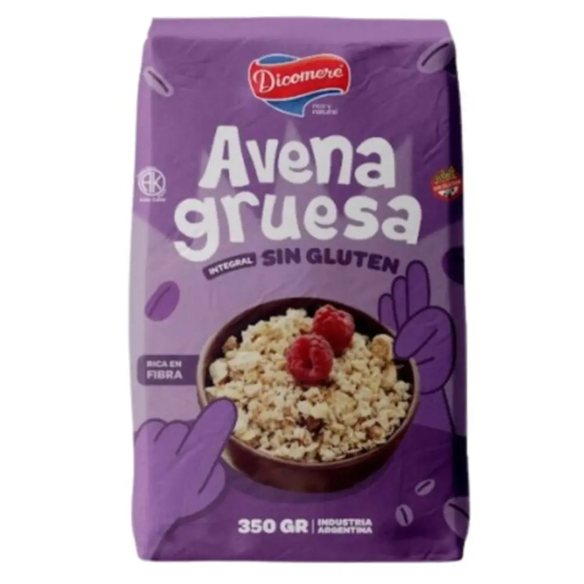Avena Gruesa Integral Sin Gluten 350g Dicomere