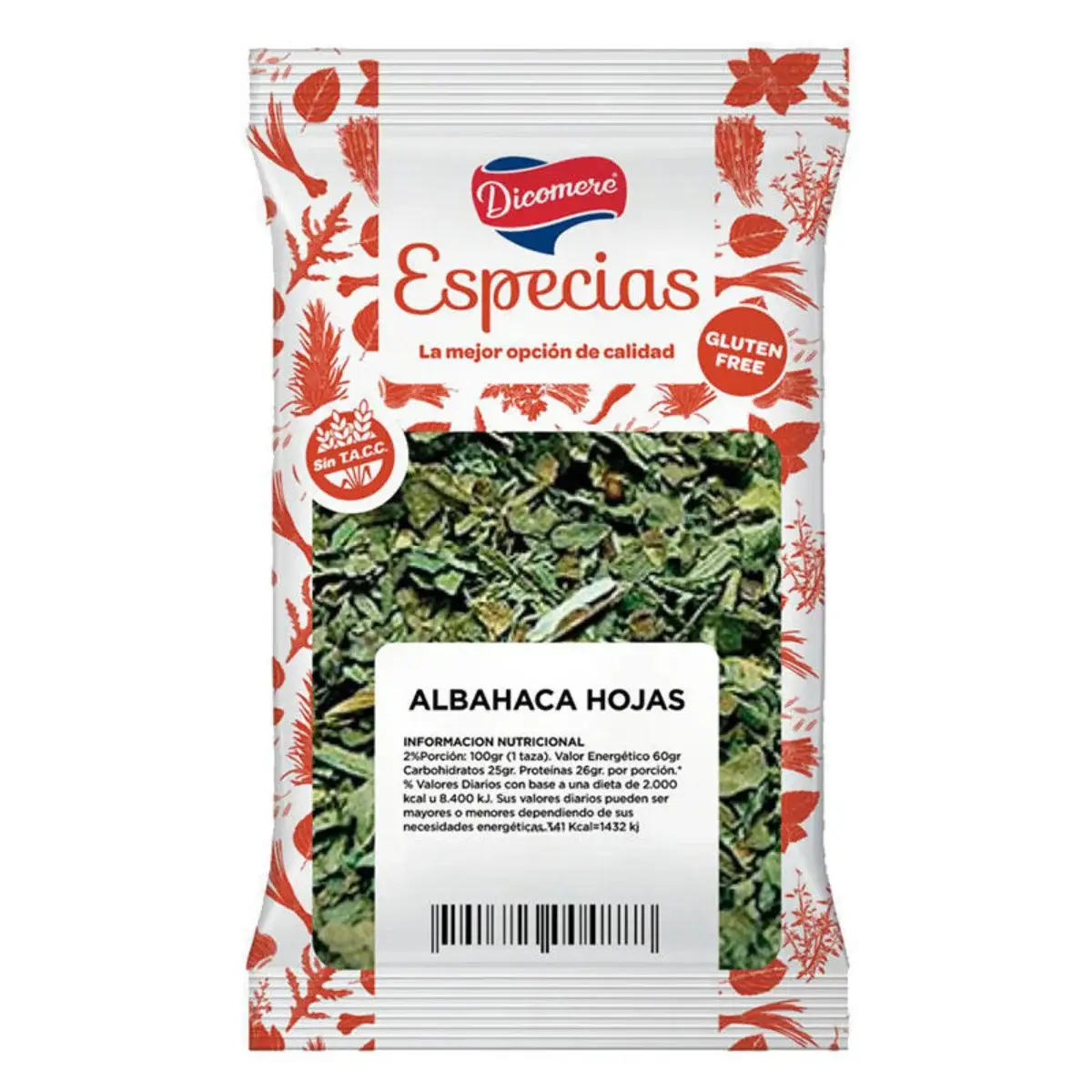 Albahaca en Hojas X 20g - Dicomere