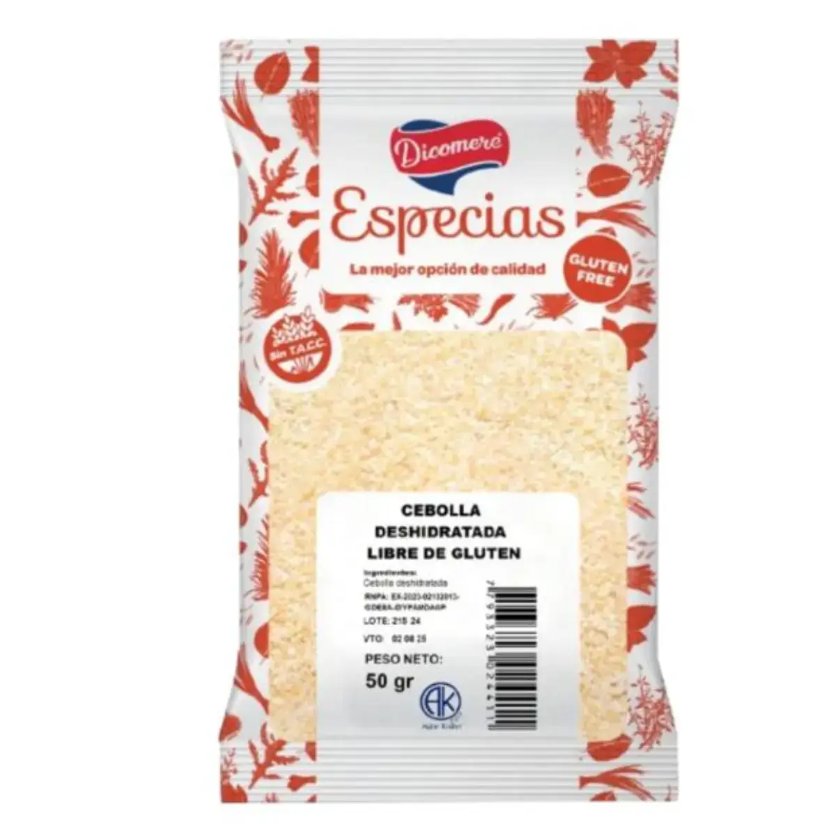 Cebolla Deshidratada X 50g - Dicomere