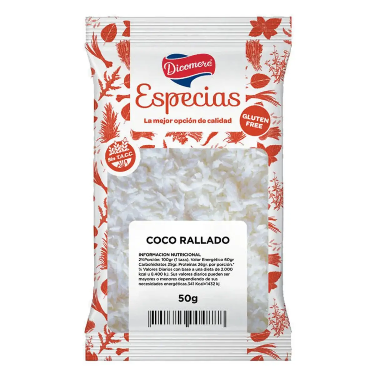 Coco Rallado X 50g - Dicomere