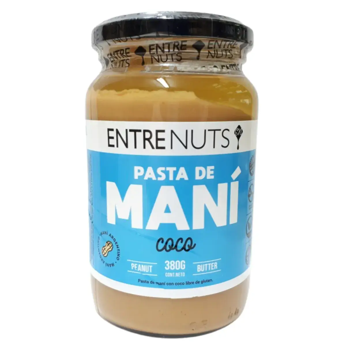 Pasta de Mani con Coco X 370g - Entrenuts