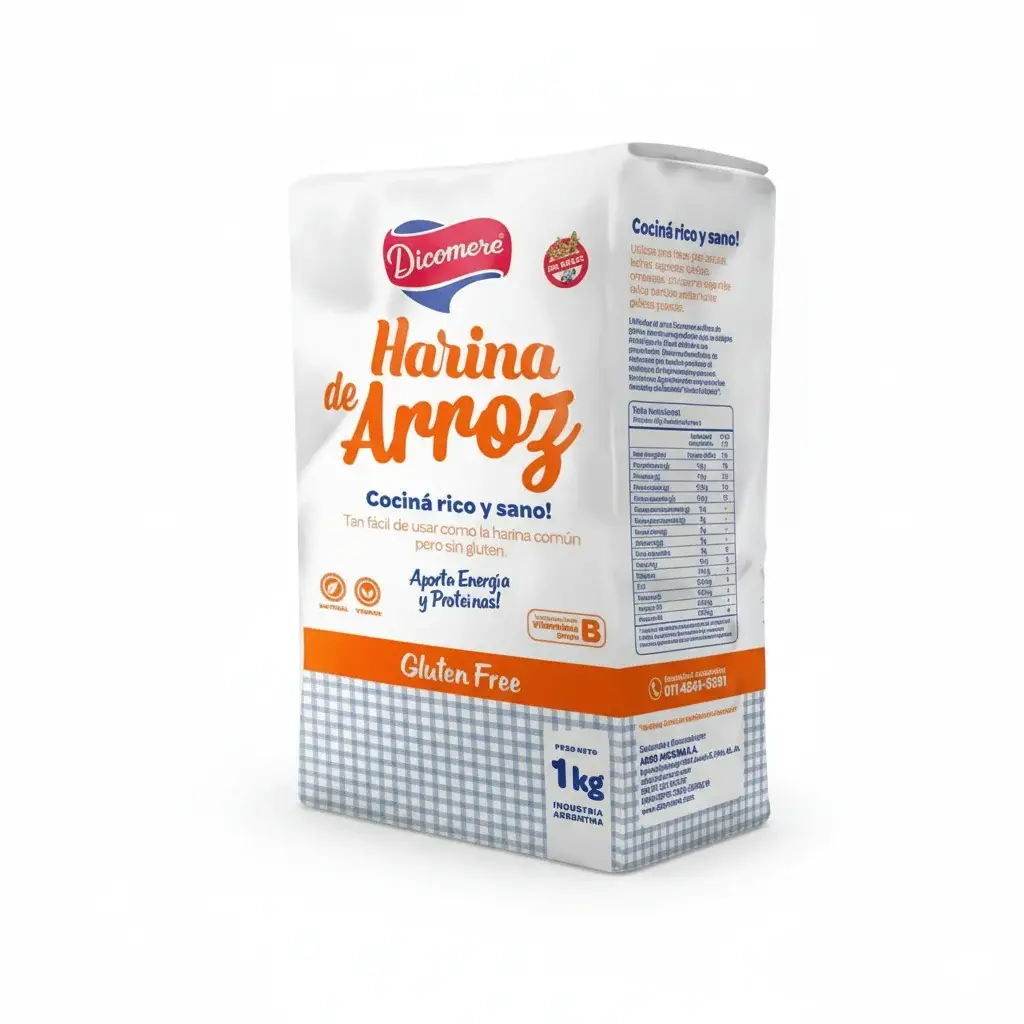 Harina de Arroz X 1kg - Dicomere