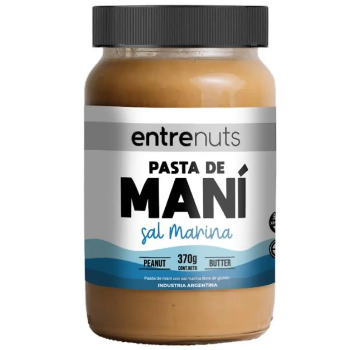 Pasta de Mani con Sal Marina X 370g - Entrenuts