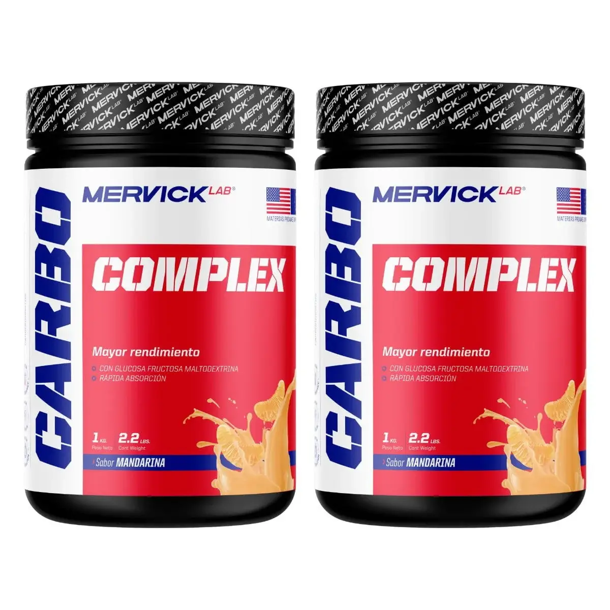 Carbo Complex de Mervick de 1 Kg Pack X 2