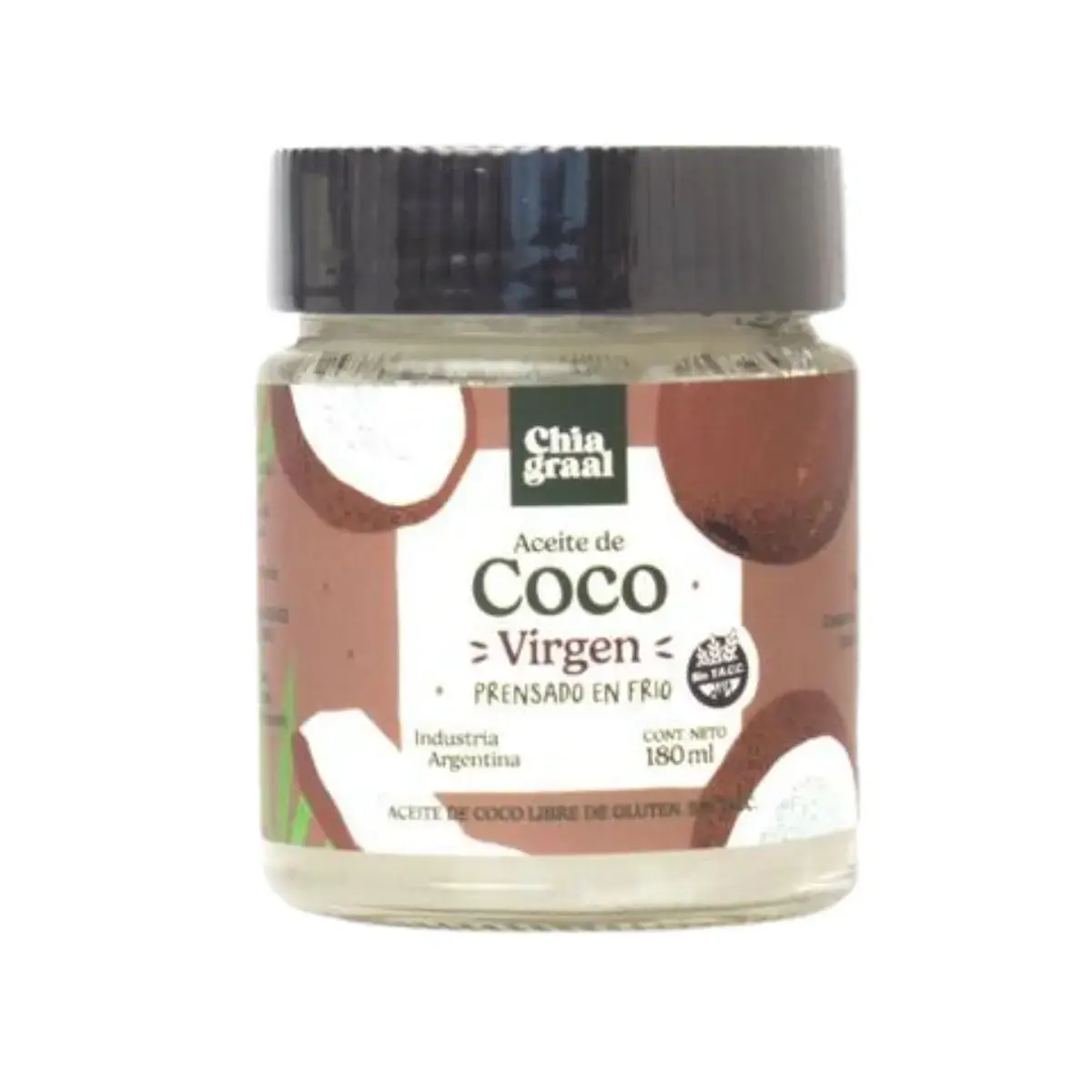 Aceite de Coco Virgen X 180g - Chia Graal