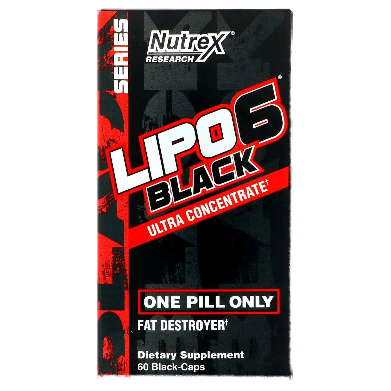Lipo 6 Black X60 de Nutrex Quemador de Grasas (importado)