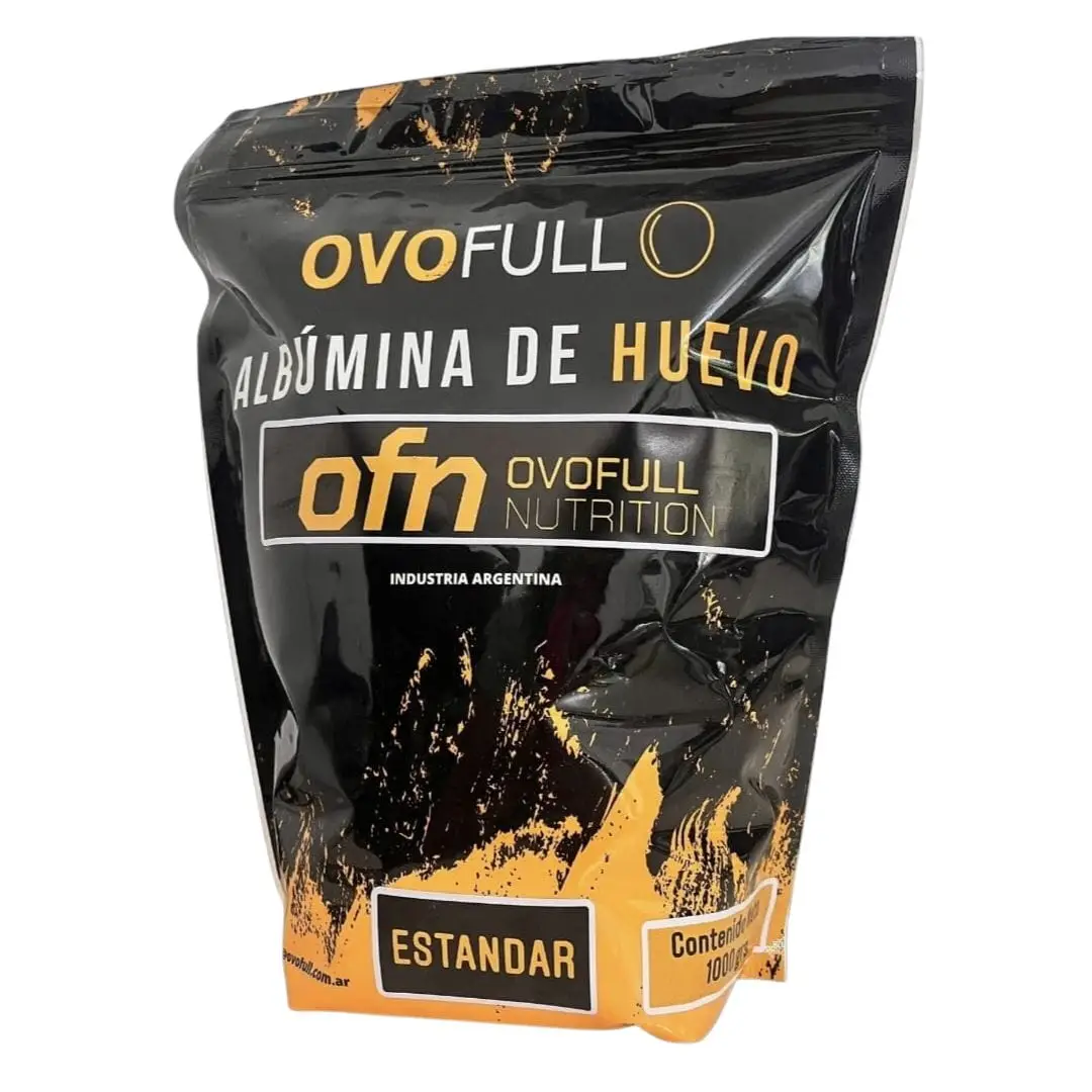 Proteína de Huevo Ovofull 1 Kg Claras de Huevo Sin Sabor y Colorantes
