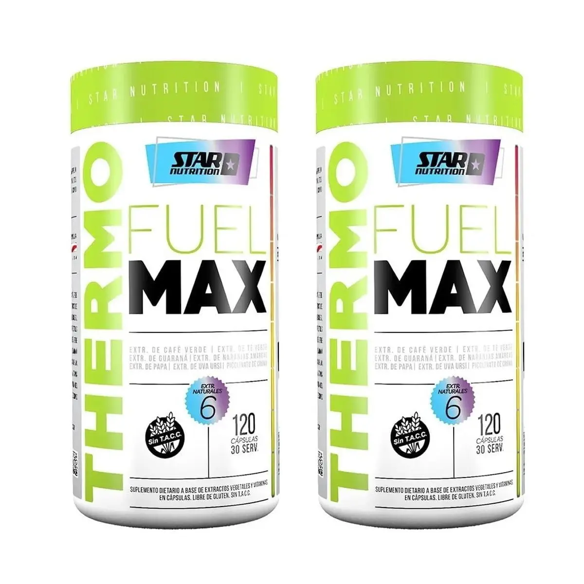 Thermo Fuel Max X 120 Caps Star Nutrition Pack X 2