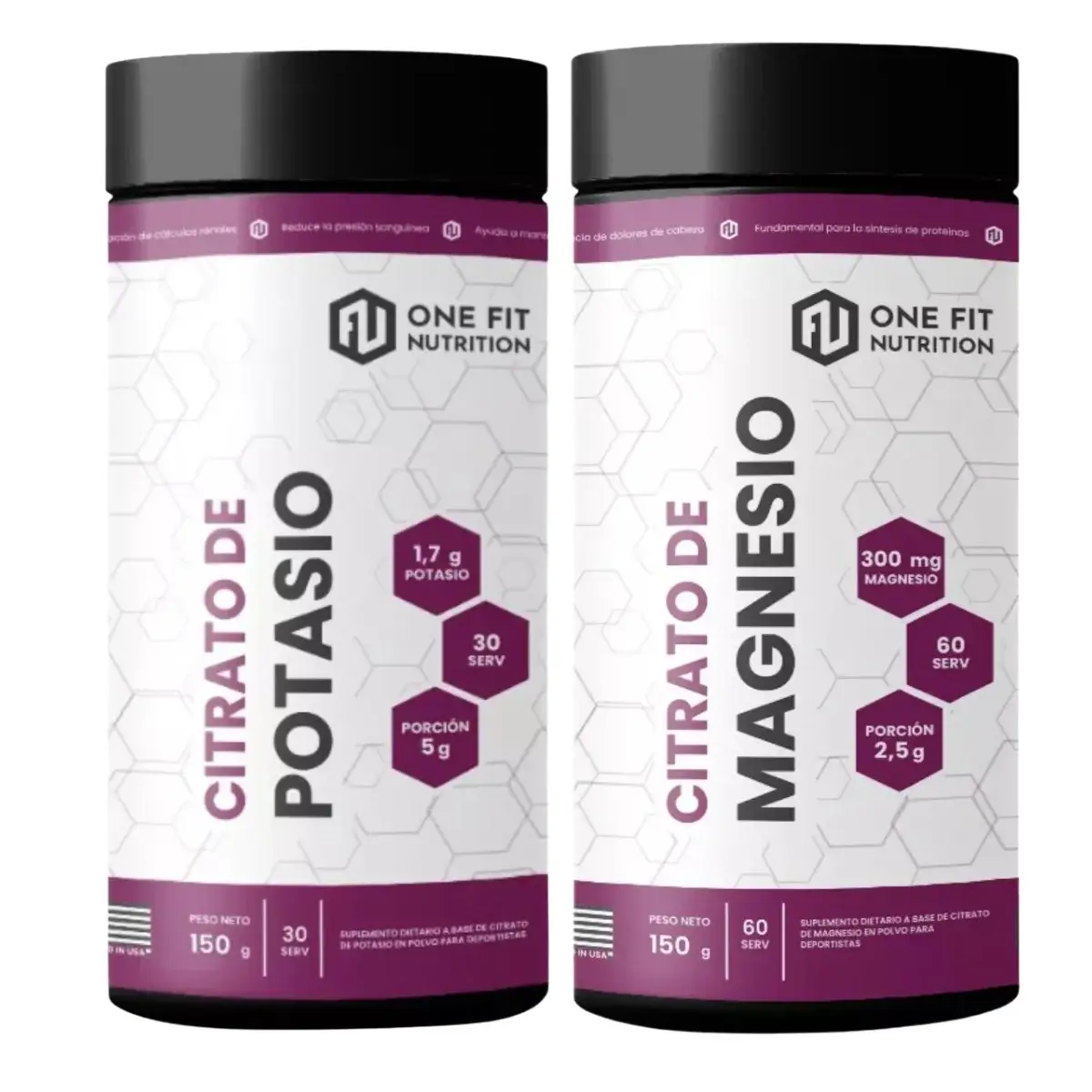 Citrato de Potasio X150 Grs One Fit Pack X 2