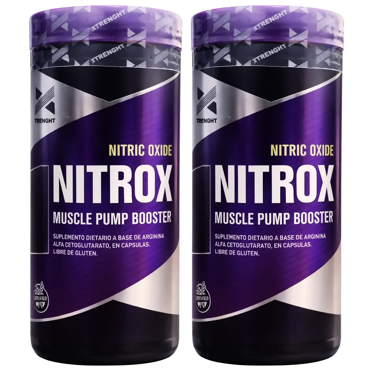 Nitrox X180 Caps de Xtrenght Pack X 2
