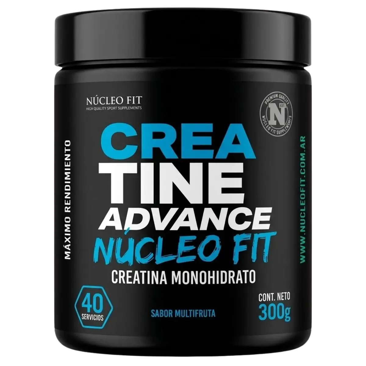 Creatina Advanced 300 Grs de Nucleo Fit 50 Tomas - Nucleo Fit