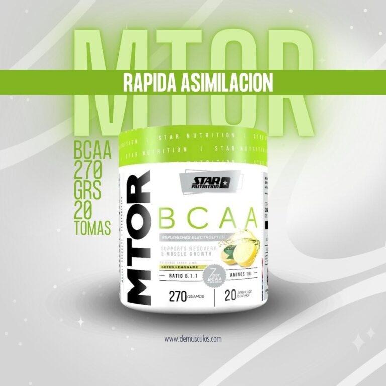 Pote de Mtor Bcaa de Star Nutrition de 270 gramos