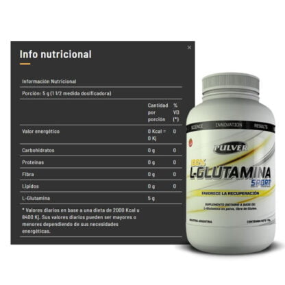 Glutamina Pulver 150 grs
