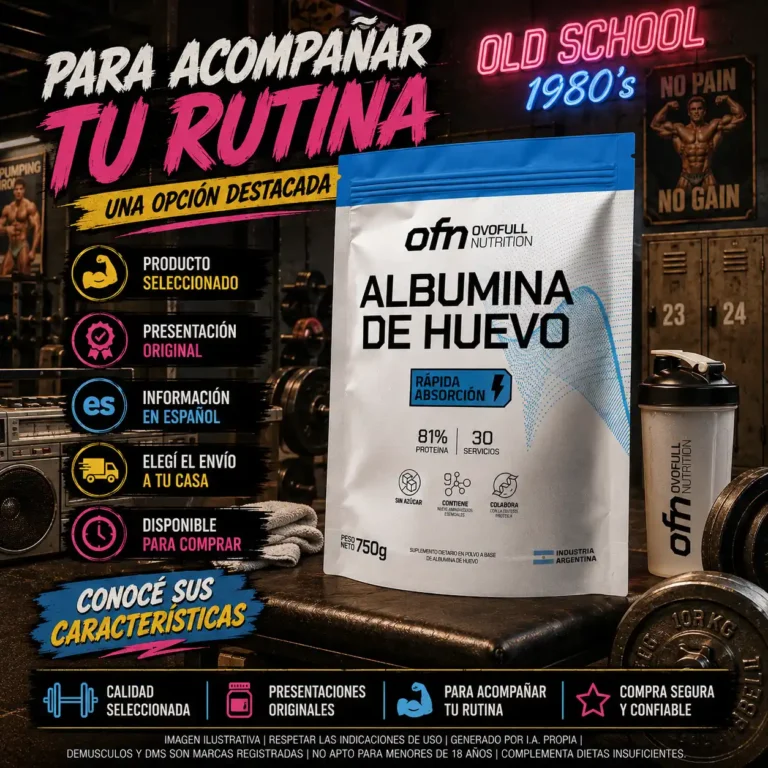 Ovofull 750 g, se prepara en licuados y en recetas de cocina
