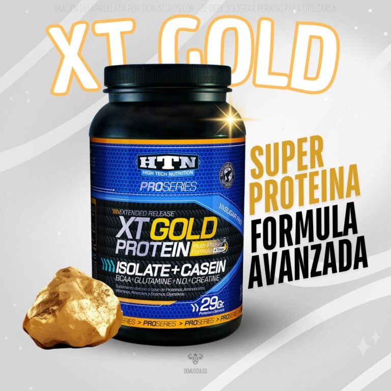 Proteína XT Gold de HTN 1 kg, presentación del envase
