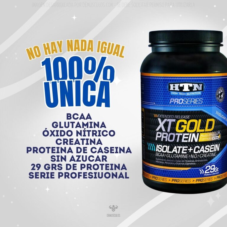 Fórmula de la Proteína XT Gold de HTN con caseinato y beta alanina