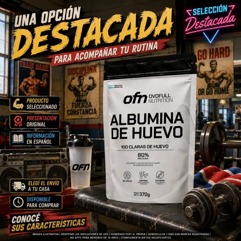 Ovofull 370 g, se prepara en licuados y recetas de cocina