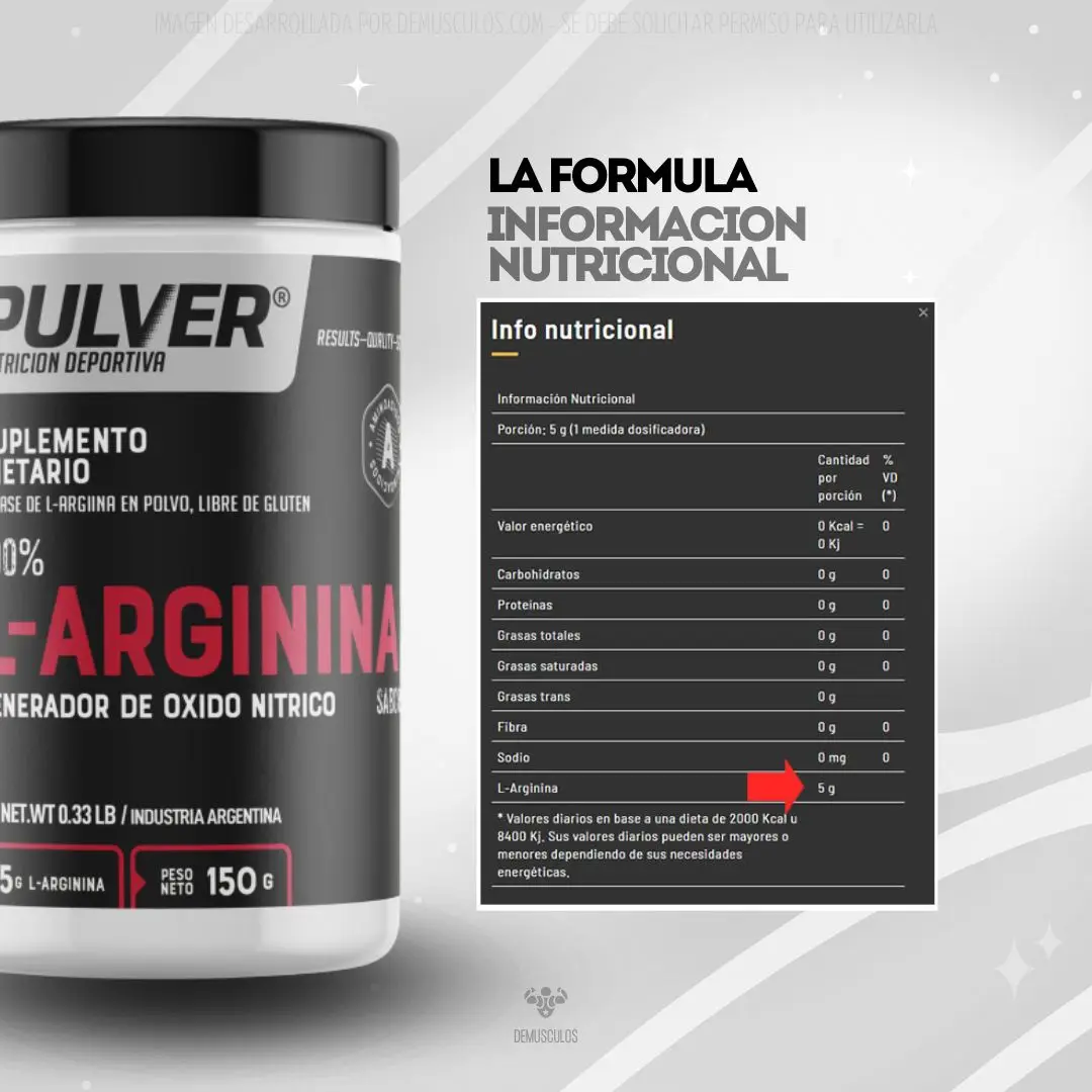 Arginina Pulver