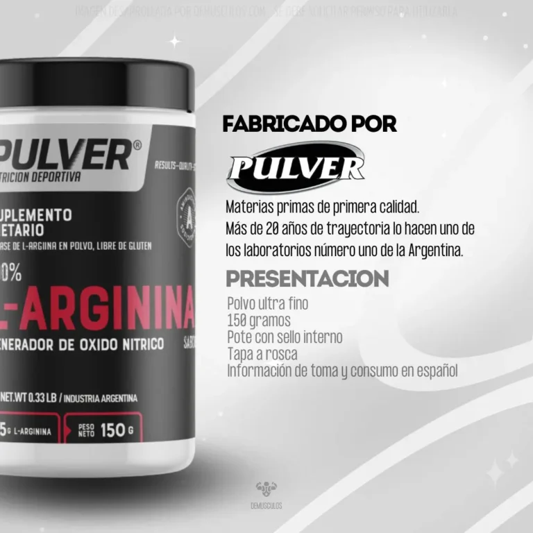 Arginina de Pulver 150 g, 30 tomas de 5 gramos