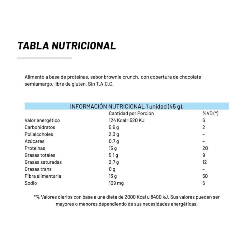 Barras de proteína Low Carb de Gentech x 10 barritas - Imagen 3