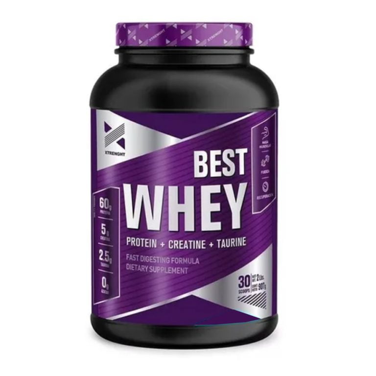 Best Protein 2 lbs de Xtrenght Nutrition, envase