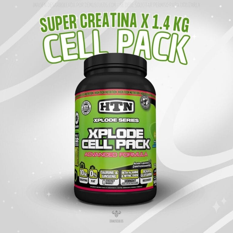Envase de Xplode Cell Pack de HTN de 1,4 kg de creatina potenciada