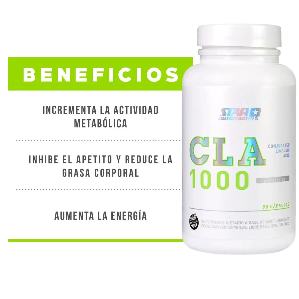 CLA x90 de Star Nutrition 1000 mg