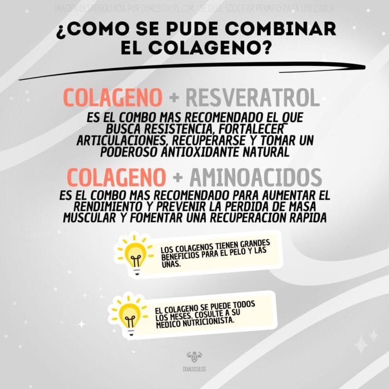 El Colageno Hidrolizado se puede combinar con otros suplementos