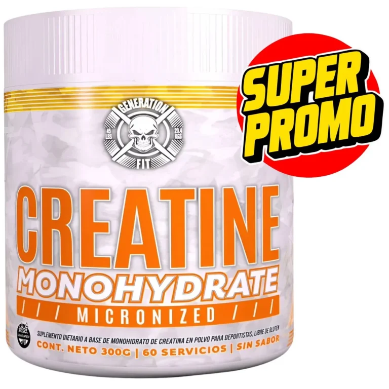 Creatina 300 g de Generation Fit, envase
