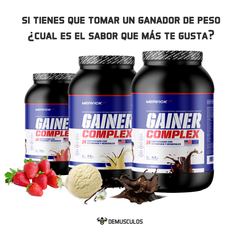 Gainer Complex 1,5 kg de Mervick, información del producto