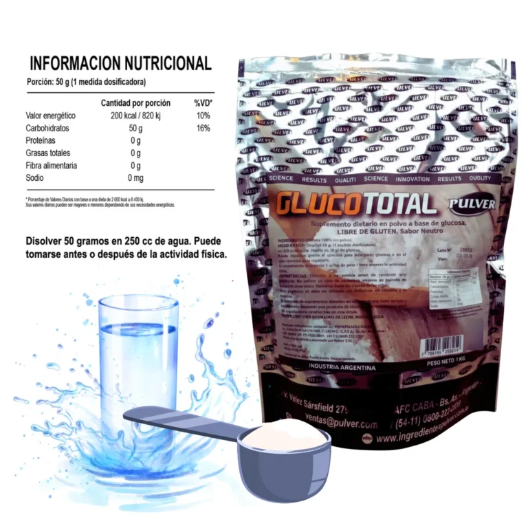 Glucototal de Pulver, información del producto