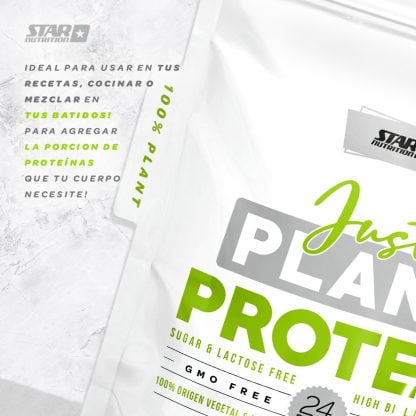 Just Plant de 2 lbs Star Nutrition Proteína 100% vegana - Image 2