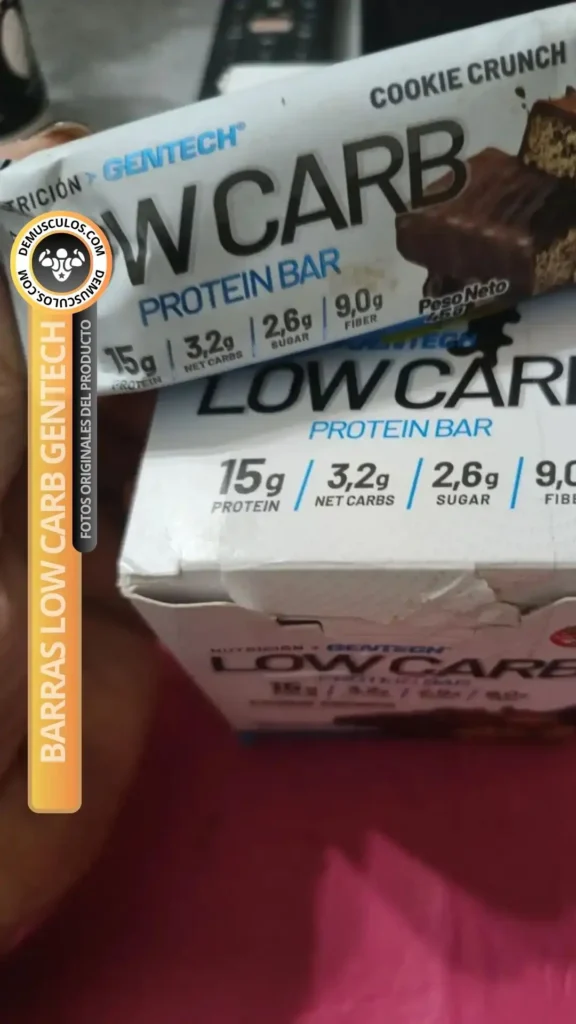 Barritas de proteína Low Carb de Gentech
