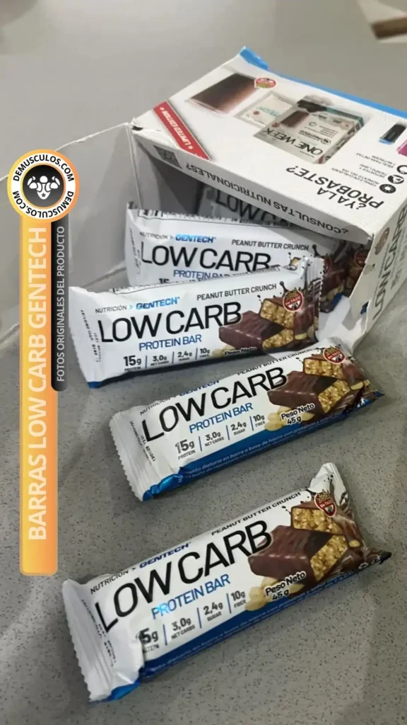 Barritas de proteína Low Carb de Gentech